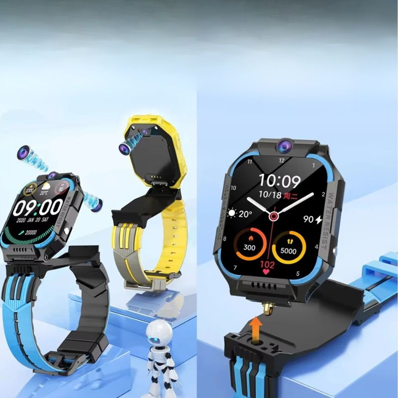 Montre Connectée Enfant 4G avec Caméra 360°