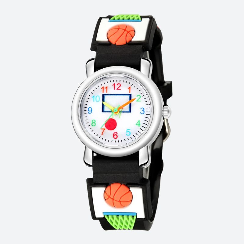Montre pédagogique enfant thème basket