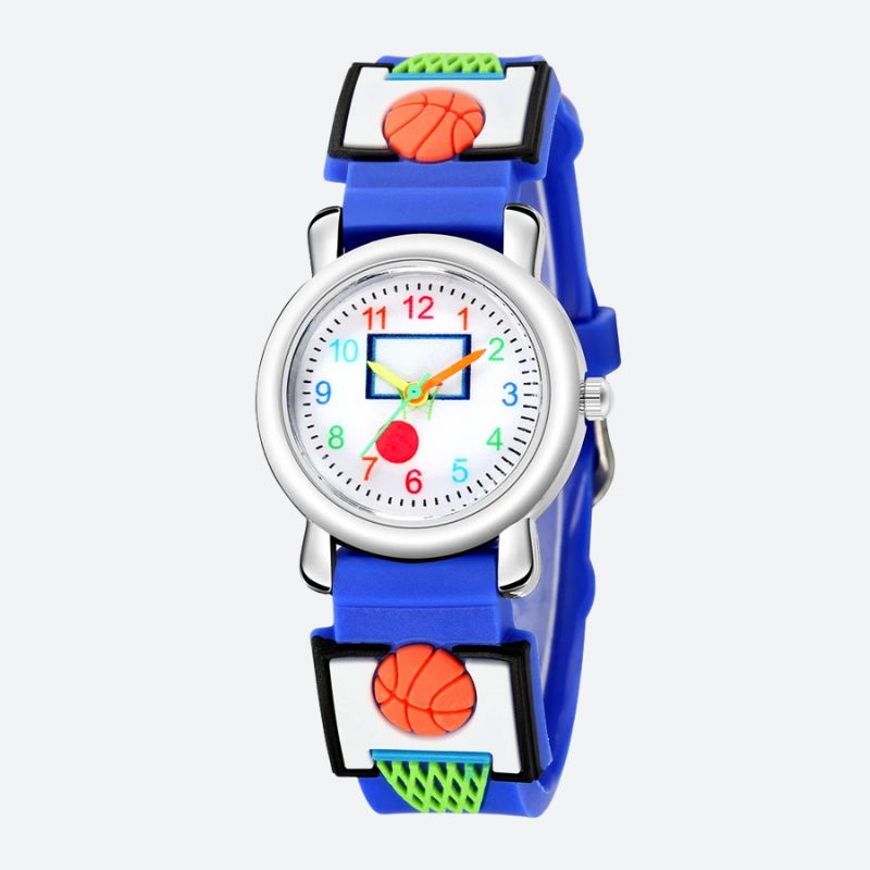 Montre pédagogique enfant thème basket