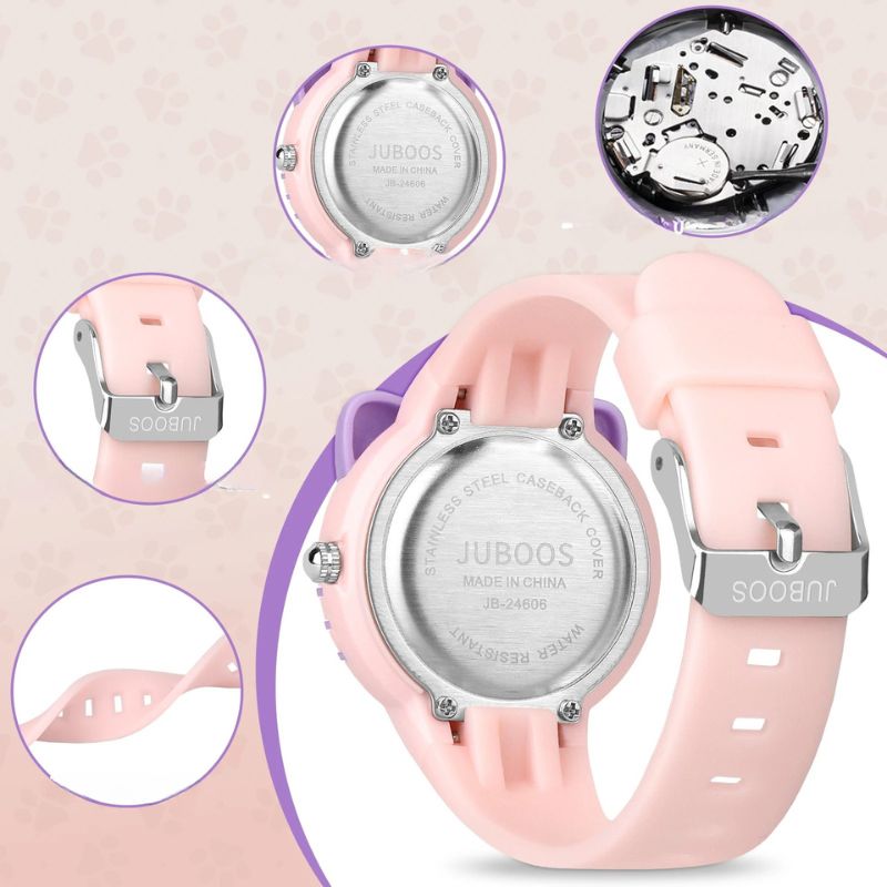 Montre pédagogique oreilles de chat pour enfant