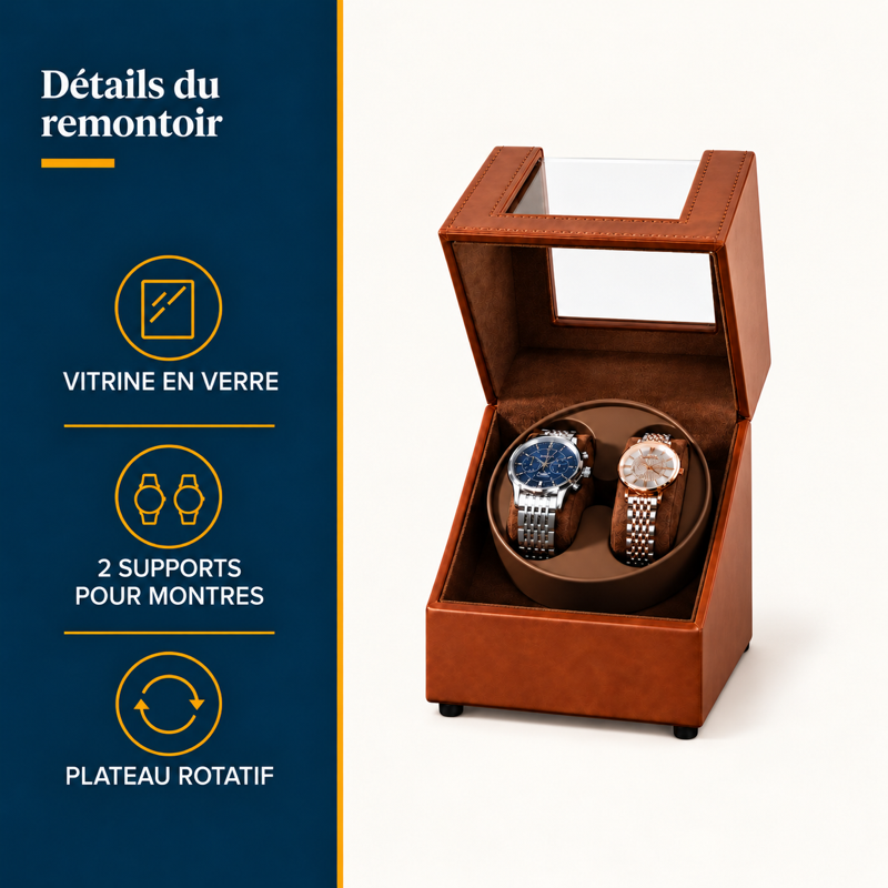 Remontoir automatique Premium : détails techniques