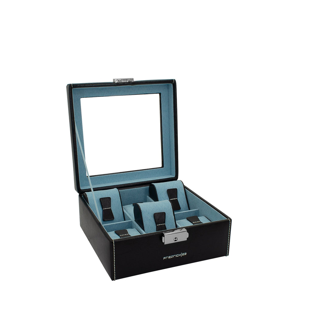 Coffret 6 montres couvercle en verre