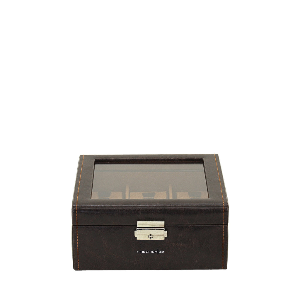 Coffret 6 montres couvercle en verre