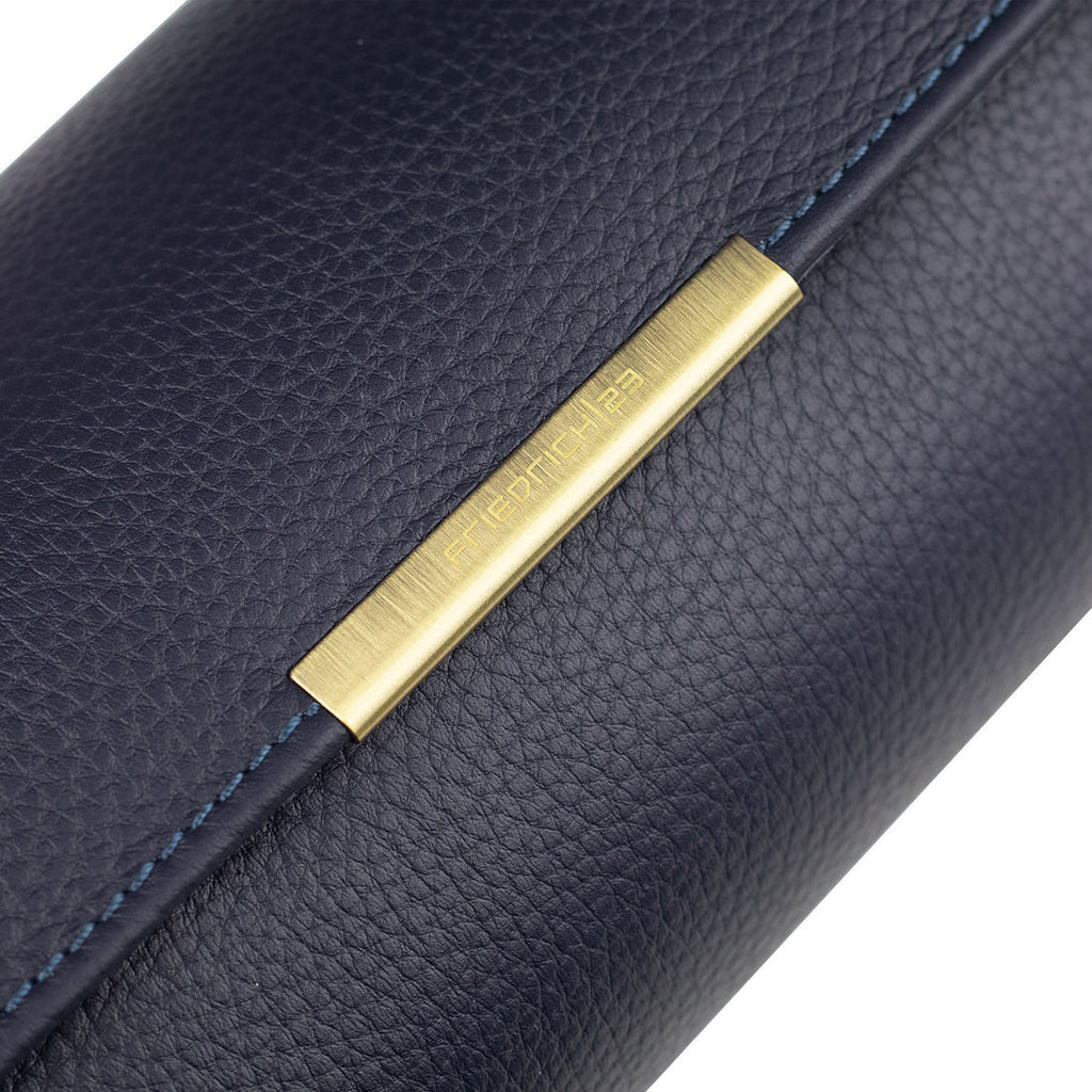Rouleau de 3 montres en cuir véritable