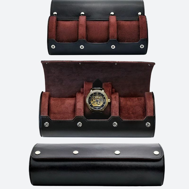 Boîte à montre de voyage Cuir Élégant