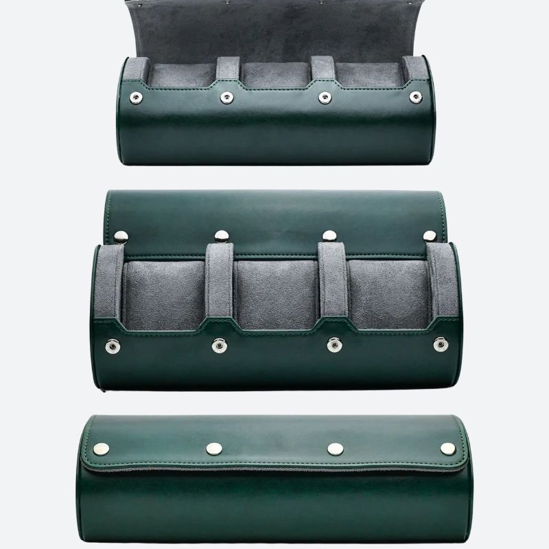 Boîte à montre de voyage Cuir Élégant
