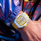 Montre Homme Automatique, Boitier tonneau