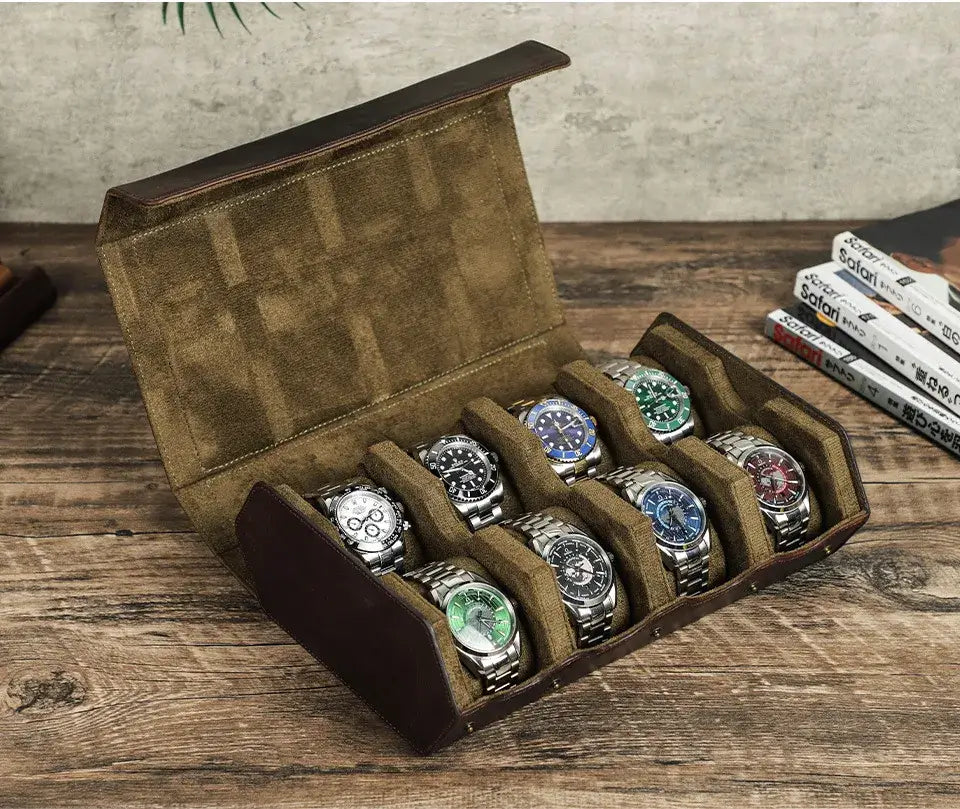 Étui pour 8 Montres - Luxe