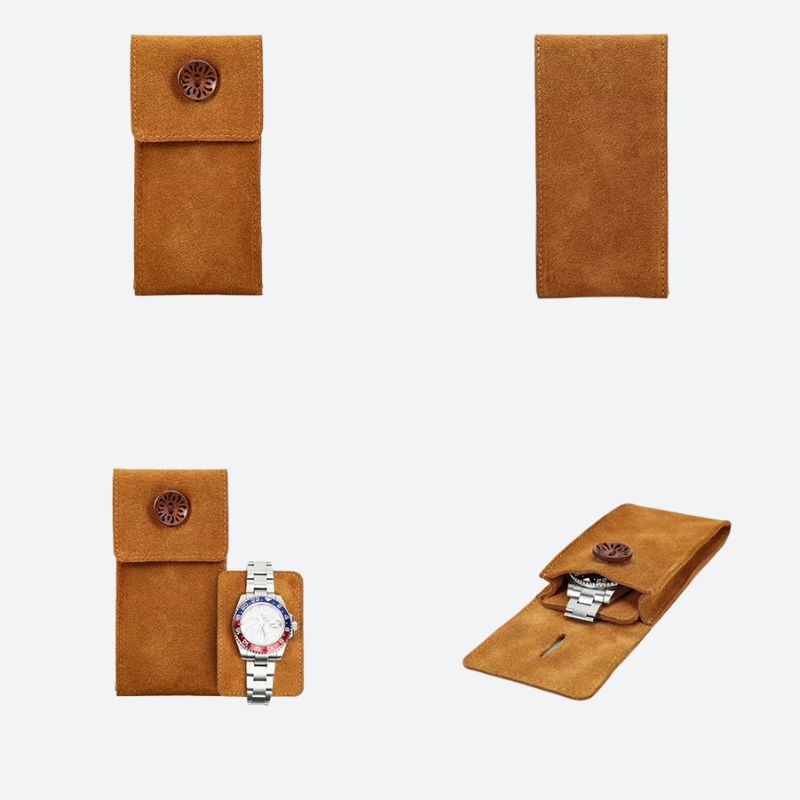 Étui pour montre Daim de Voyage
