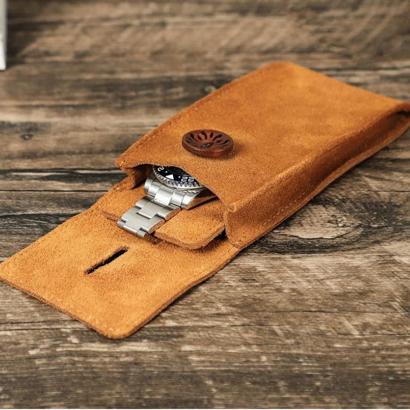 Étui pour montre Daim de Voyage
