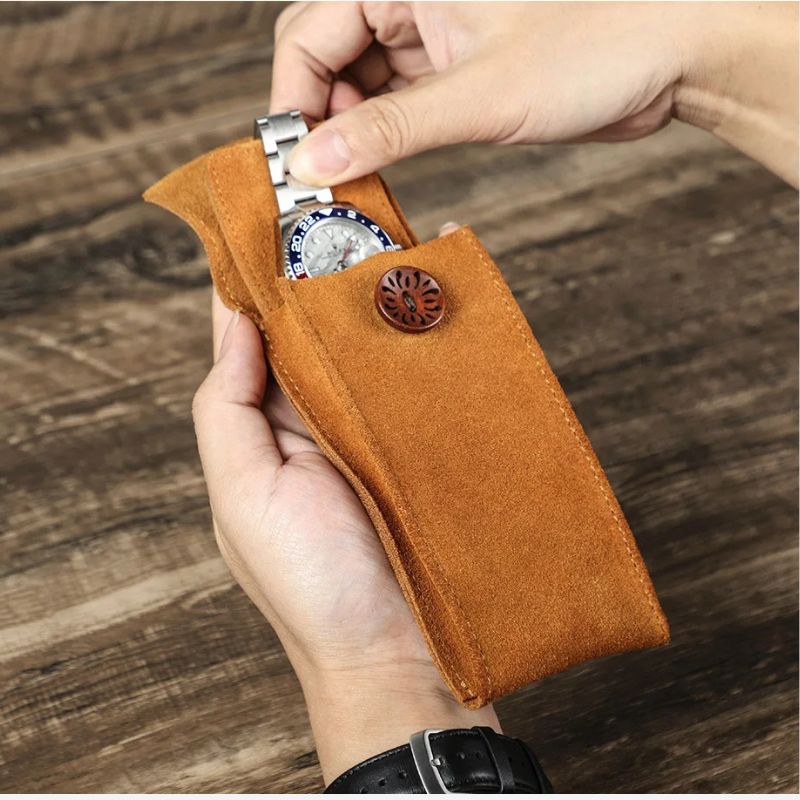 Étui pour montre Daim de Voyage
