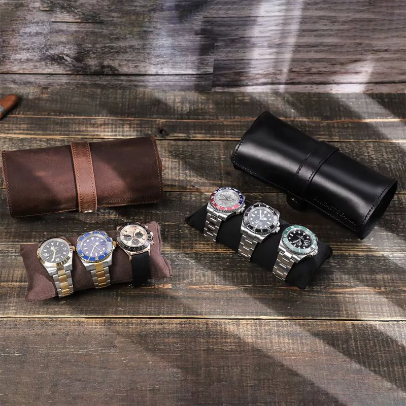 Étui pour montre de Voyage Cuir