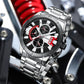 Montre Sport Chronographe Style Racing