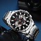 Grande Montre Chronographe Homme à Quartz, Design Sportif