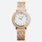 Montre Bois Femme au Cadran Épuré et Coloris Naturels couleur blanche sur fond gris