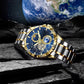 Montre Automatique Homme Étanche Design Galaxie