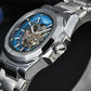 Montre Automatique Squelette Design Homme Moderne