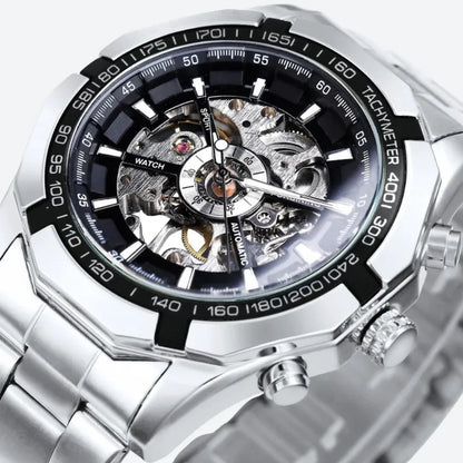 Montre Automatique Squelette Look Sportif