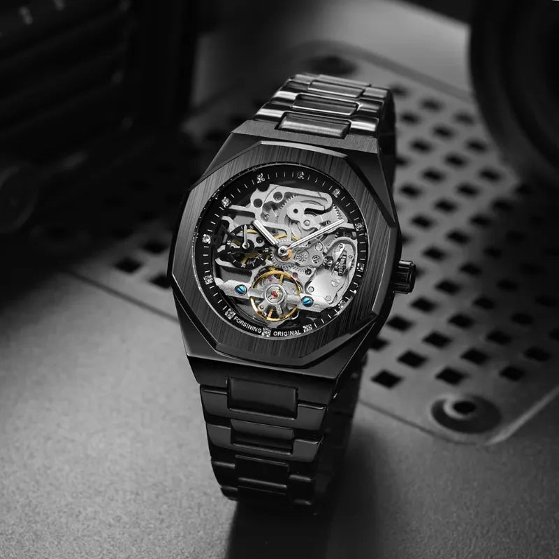 Montre Automatique Squelette Style Contemporain