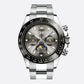 Montre Chronographe Homme Acier Inoxydable Moon Phase