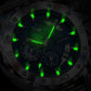 Montre Chronographe Homme Acier Inoxydable design vertical