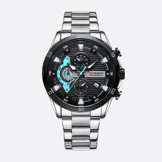 Montre Chronographe Homme Design Sport Multifonction