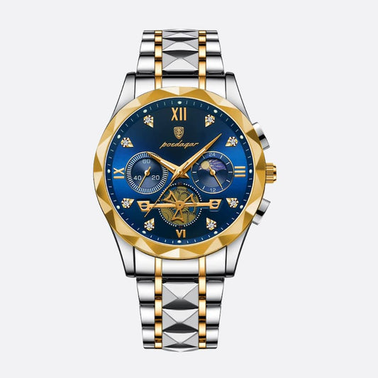 Montre Chronographe Homme Quartz Luxe Multifonction