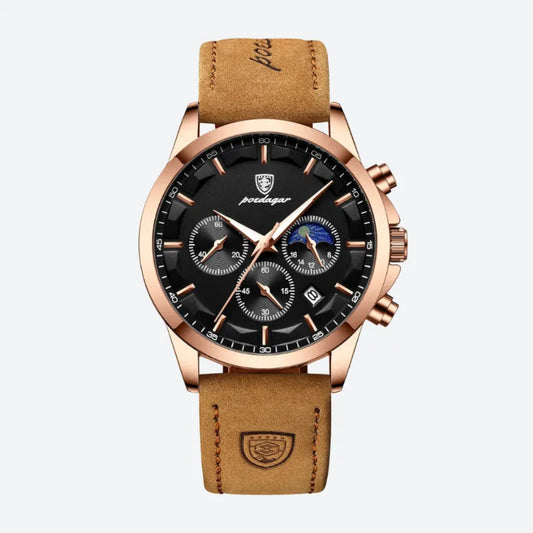 Montre Chronographe Homme Style Business Décontracté