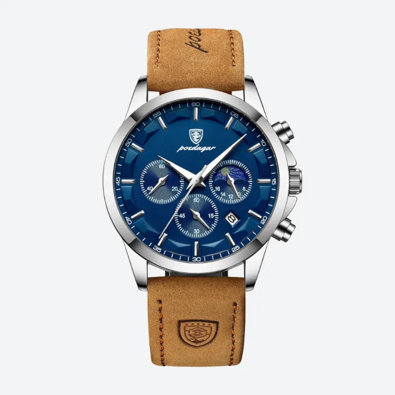Montre Chronographe Homme Style Business Décontracté