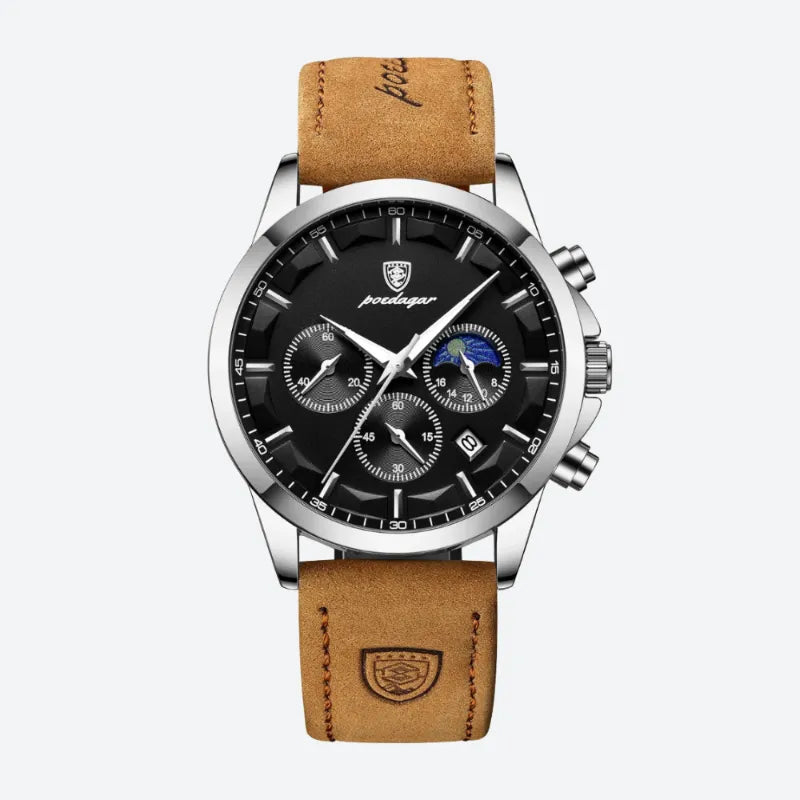 Montre Chronographe Homme Style Business Décontracté