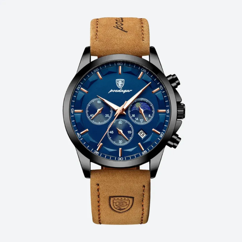 Montre Chronographe Homme Style Business Décontracté