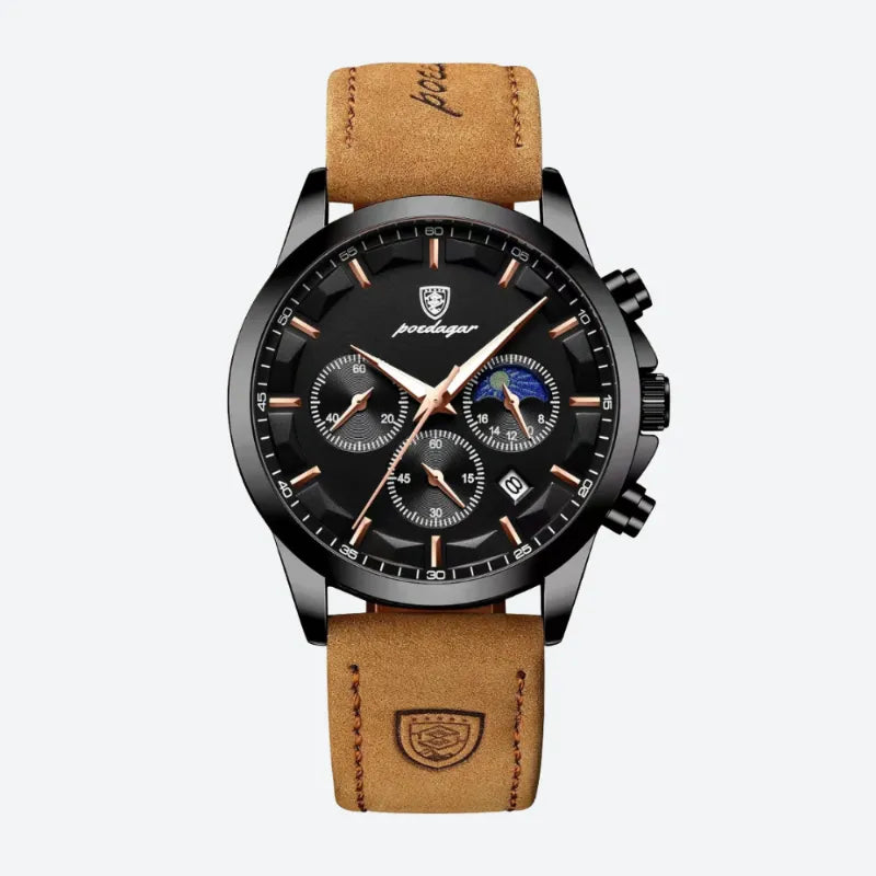 Montre Chronographe Homme Style Business Décontracté