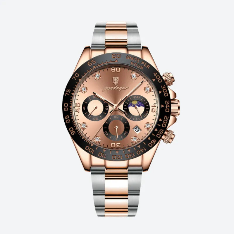 Montre Chronographe Quartz Design Homme Chic