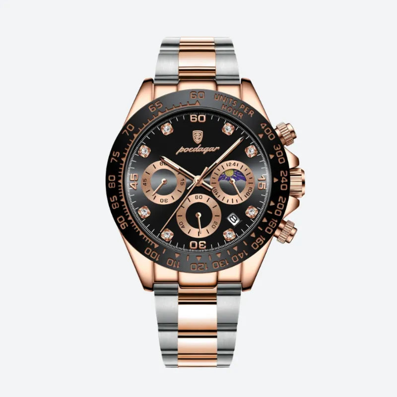 Montre Chronographe Quartz Design Homme Chic