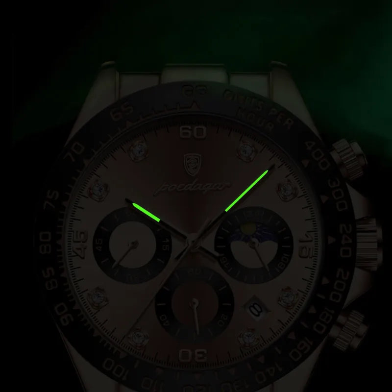 Montre Chronographe Quartz Design Homme Chic