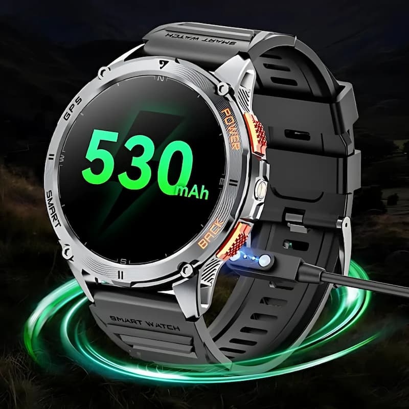 Montre Connectée Homme 1,43 Sport et Santé