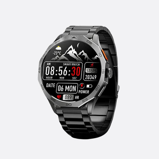 Montre Connectée Homme Écran Rond 1.85