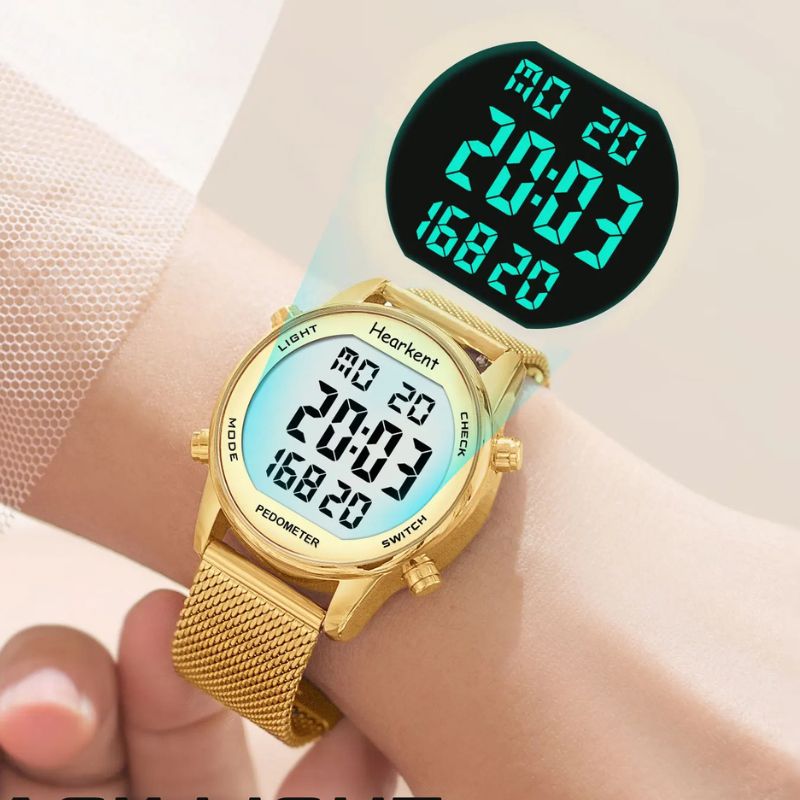 Montre_Digitale_Femme_Podometre_Etanche_4 Image