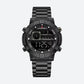 Montre Digitale Homme Ronde Acier, Multifonction