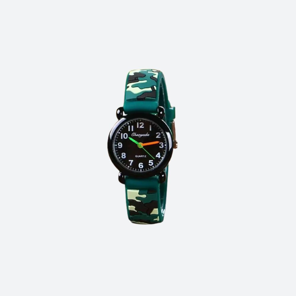 Montre Enfant 3 ans - Camouflage Quartz
