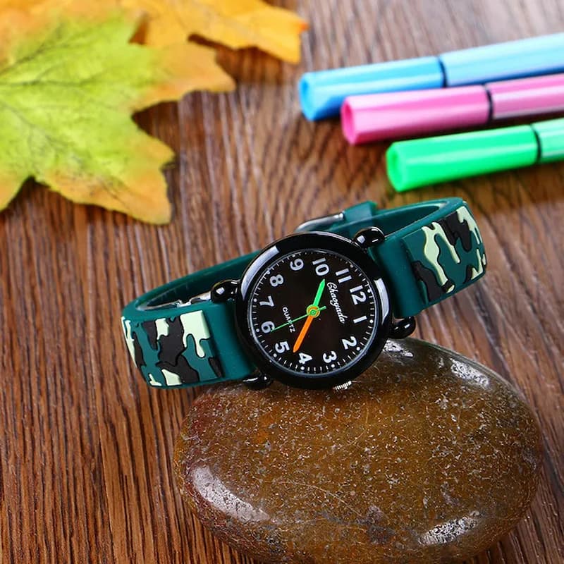 Montre Enfant 3 ans - Camouflage Quartz