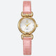 Montre Femme Minimaliste Quartz Cuir Croco