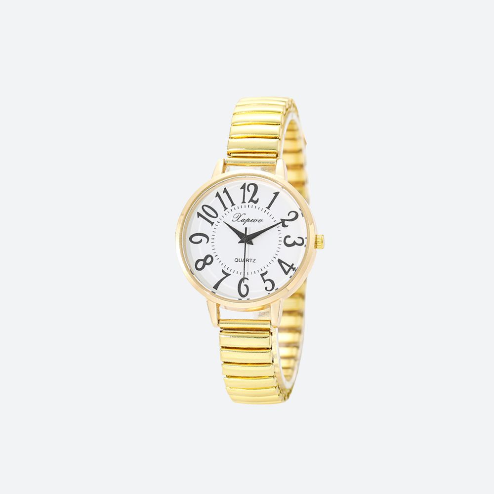 Montre Femme Quartz Grand Chiffres Arabes