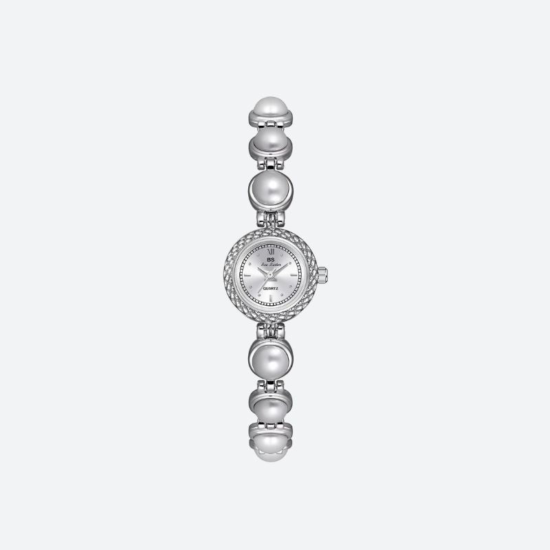Montre Femme Quartz Perle Médiévale, Élégante