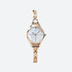 Montre Femme Élégante Quartz Cadran Épuré et Bracelet Maillons