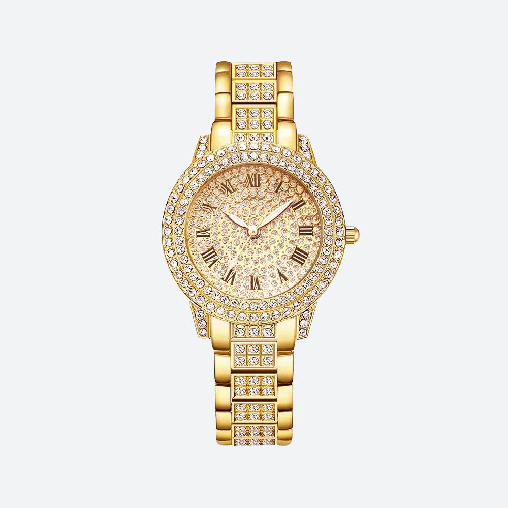 Montre Femme Élégante Strass Mécanique