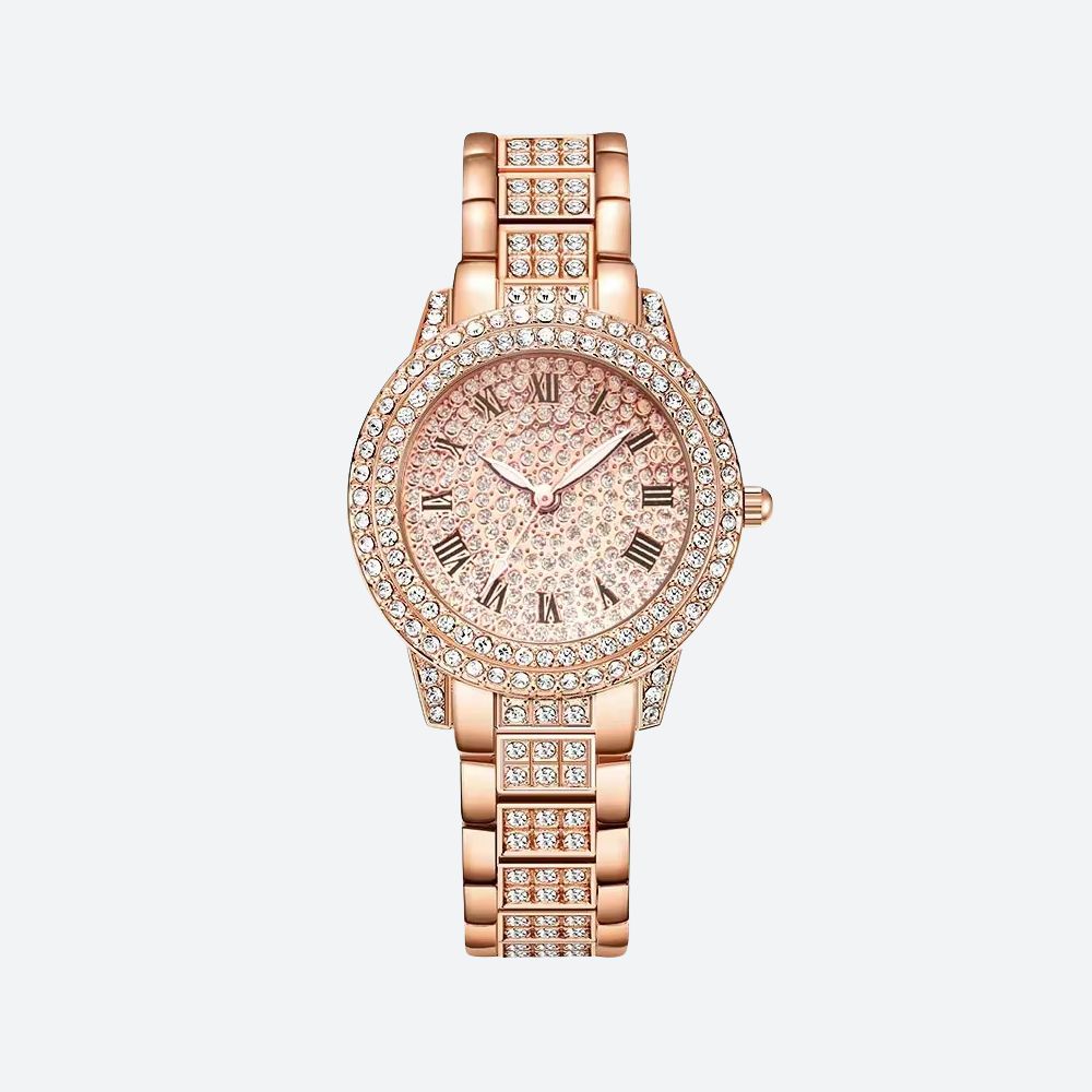 Montre Femme Élégante Strass Mécanique