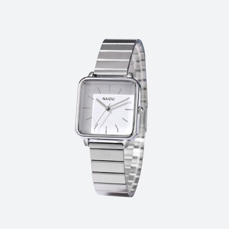 Montre Femme quartz rétro cadran carré