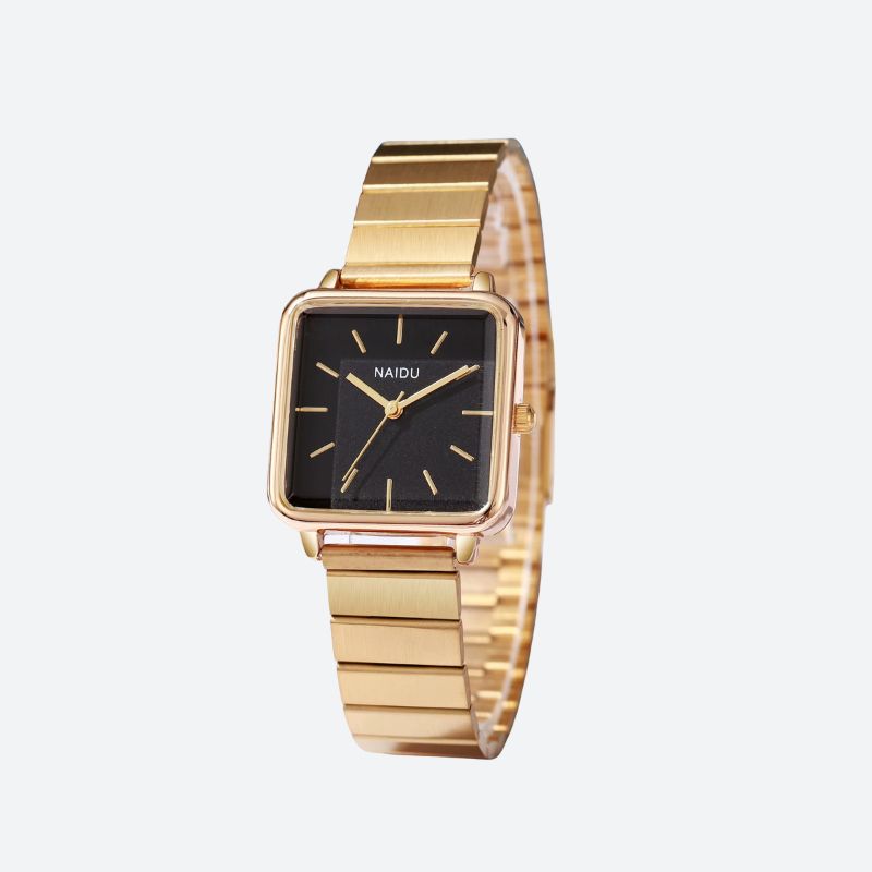 Montre Femme quartz rétro cadran carré