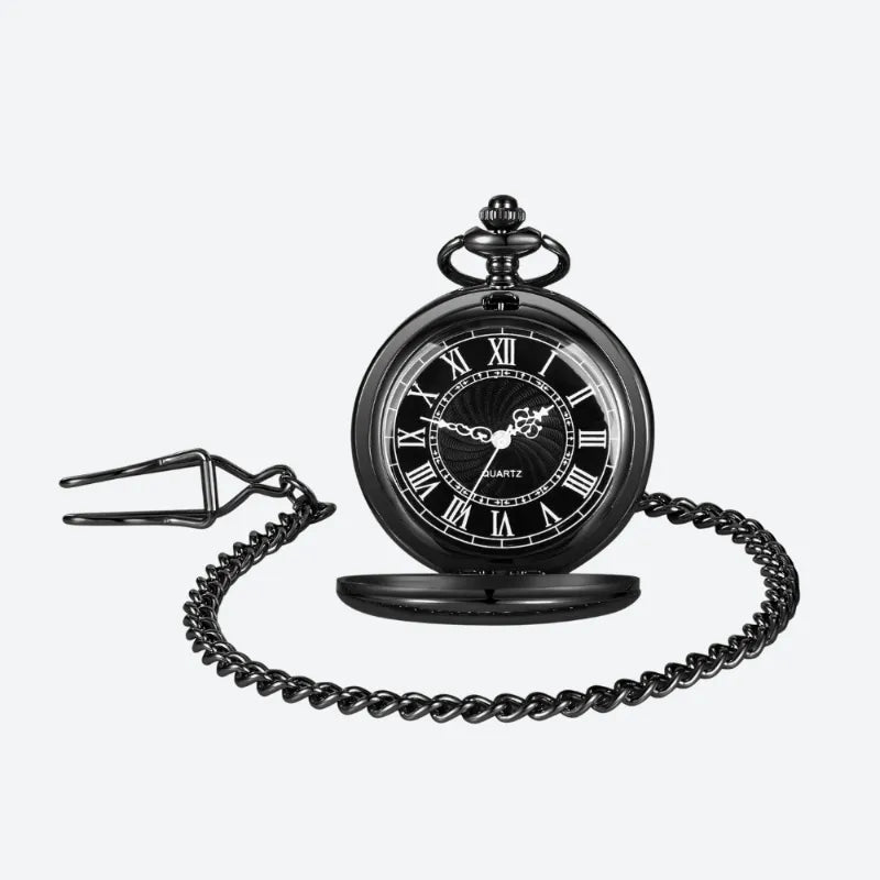 Montre à Gousset Homme Design Rétro Élégant